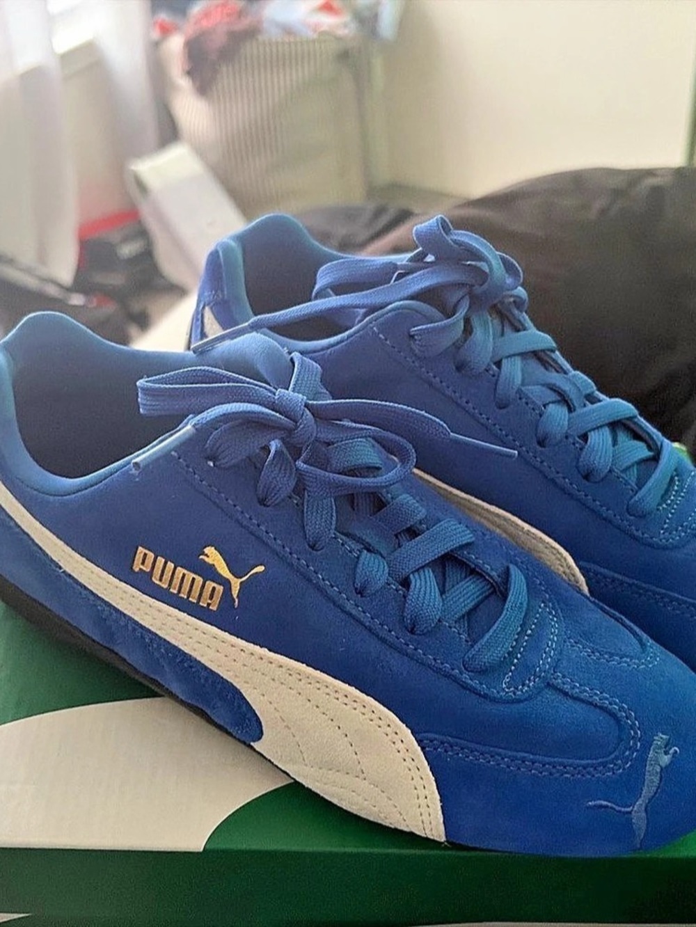 Puma Speedcat OG Royal Blue White Sneakers
